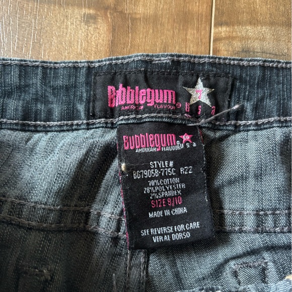 Vintage Bubblegum low rise flare/boot cut jeans Y2K - Picture 3 of 4
